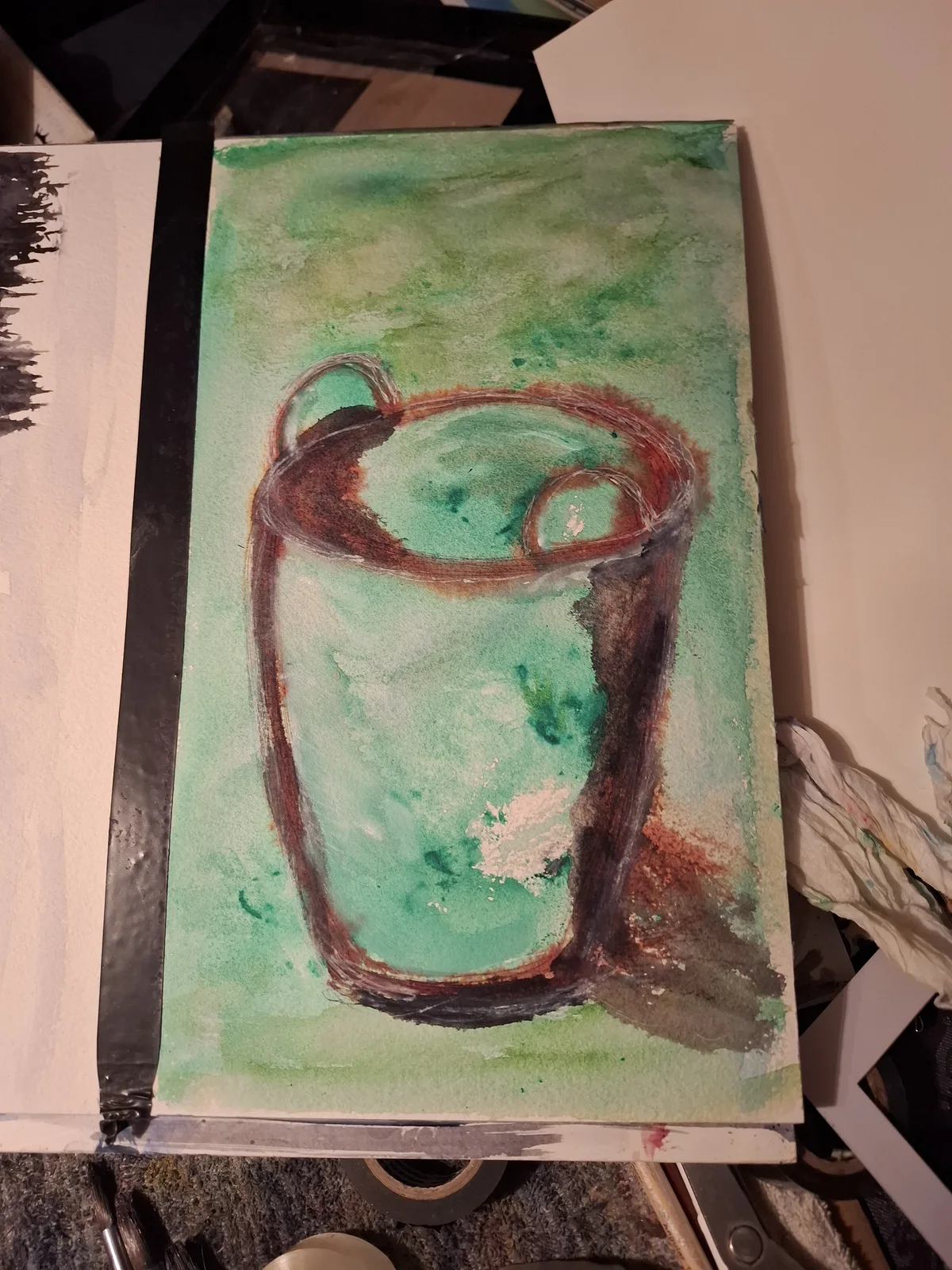 Akvarell Kruka av Eleonore Svensson Svensson Eklund