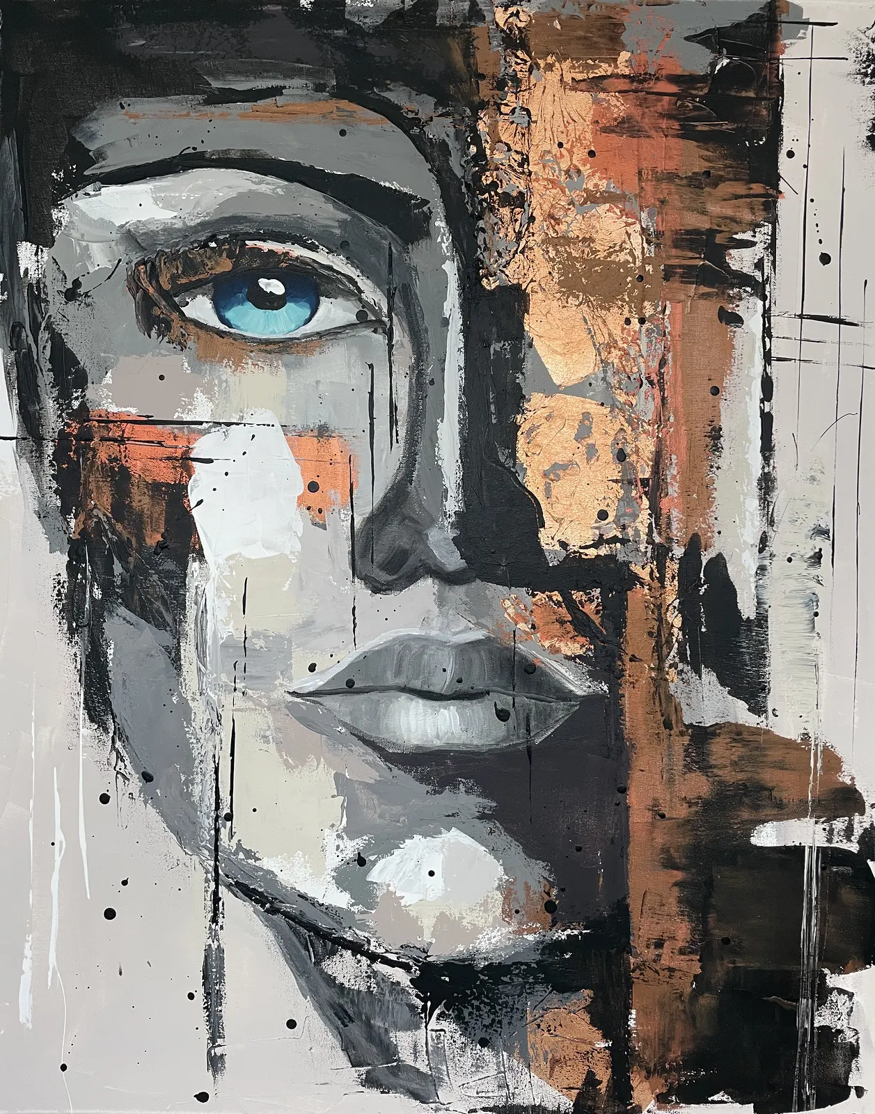 Akrylmålning Xanadu av Mia Färm