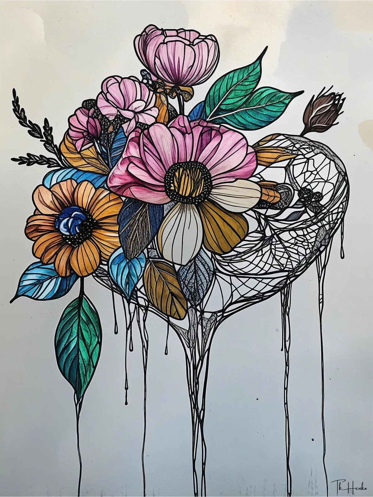 Blomsterbud av TK. Henko