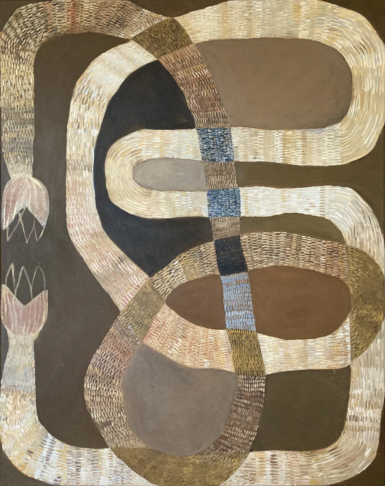 Akrylmålning Open-ended Rite av Jenny Atina Eriksson