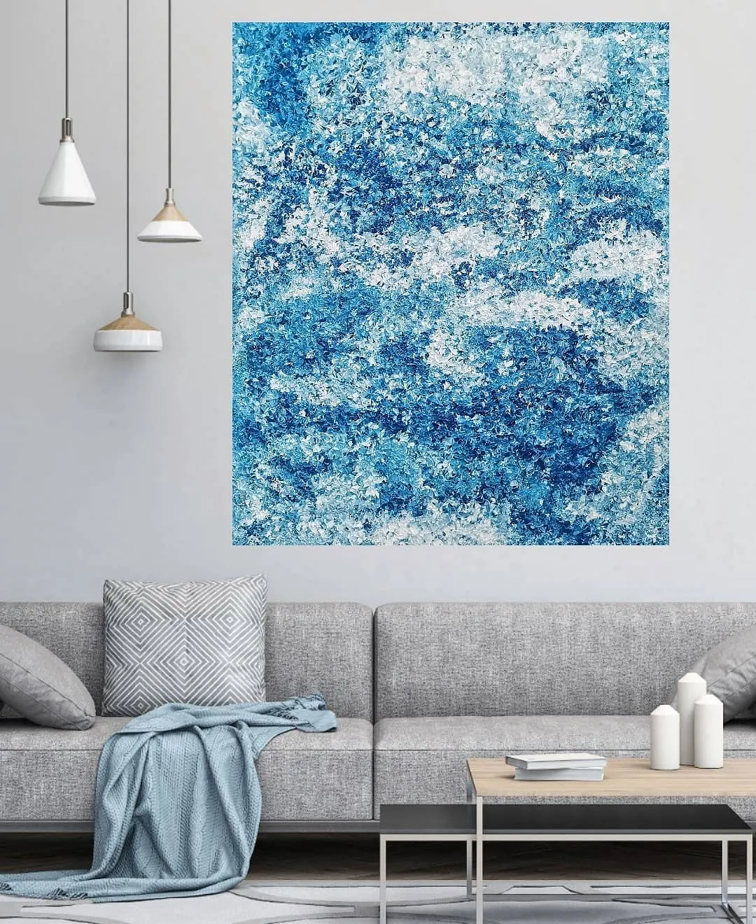 Akrylmålning Untitled No. 2 av Sara Axundova