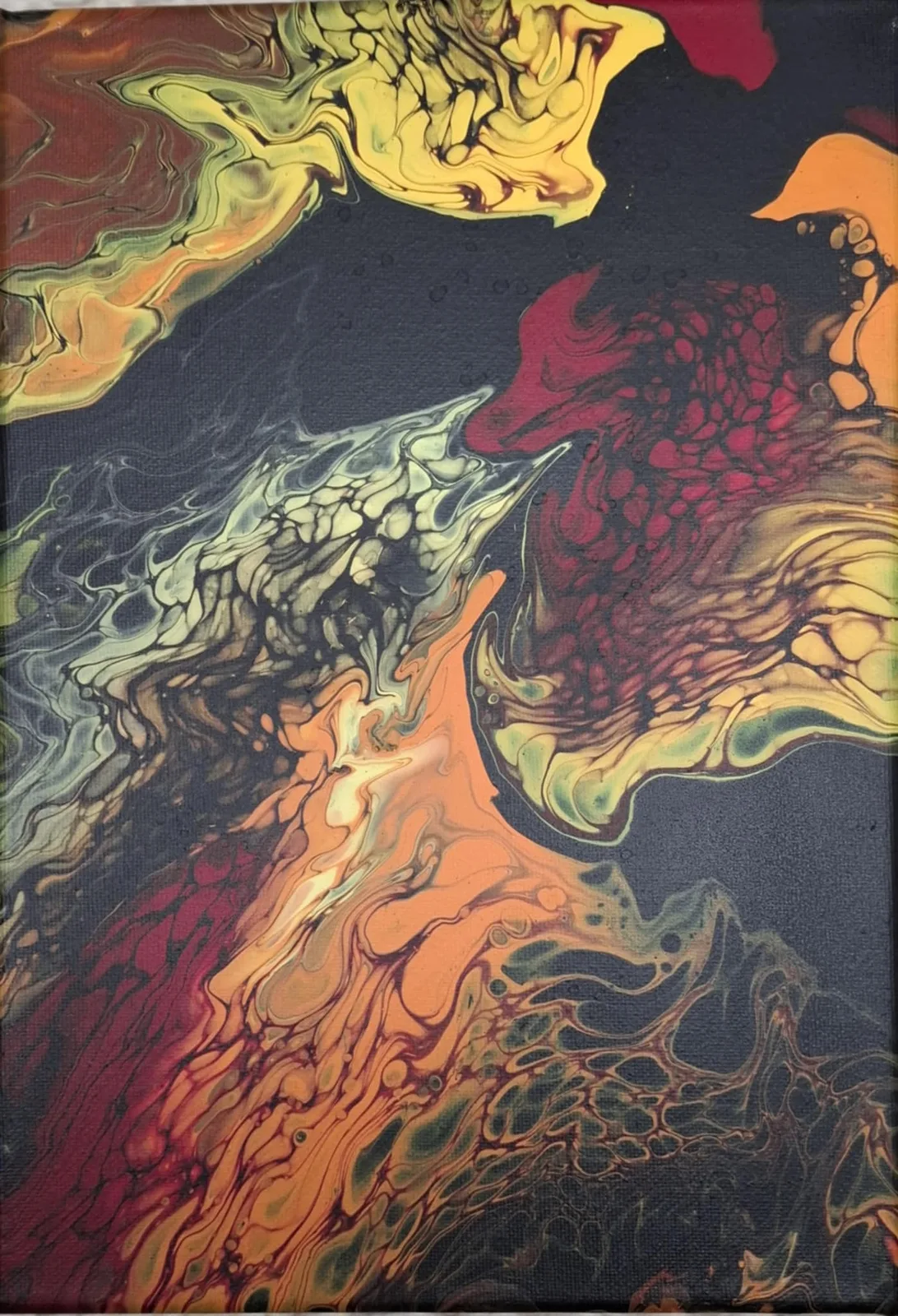 Akrylmålning av Belinda Jörgensen