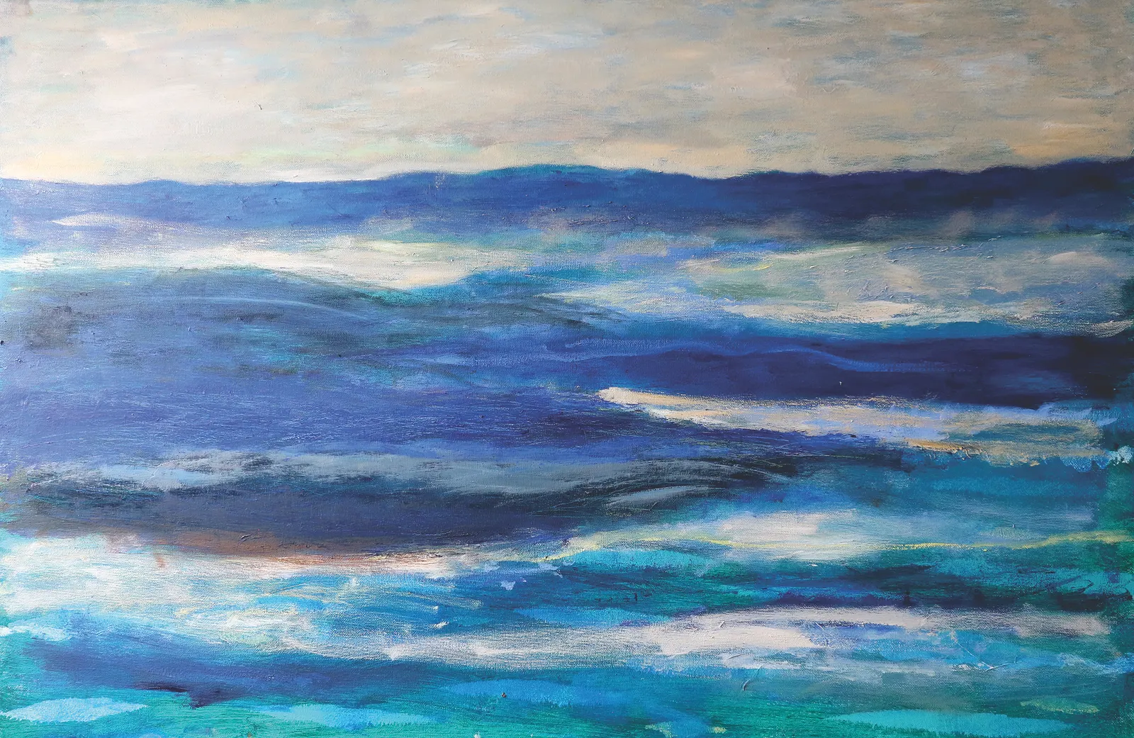 Akrylmålning Storm av Mia-Maria Hedberg