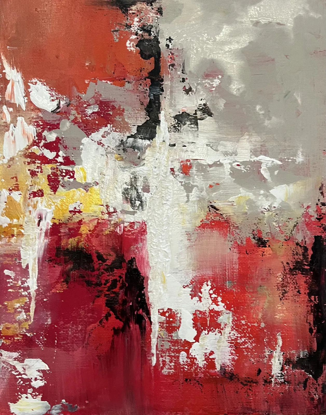 Akrylmålning Abstract No 2 av Amie Norrman Söderman