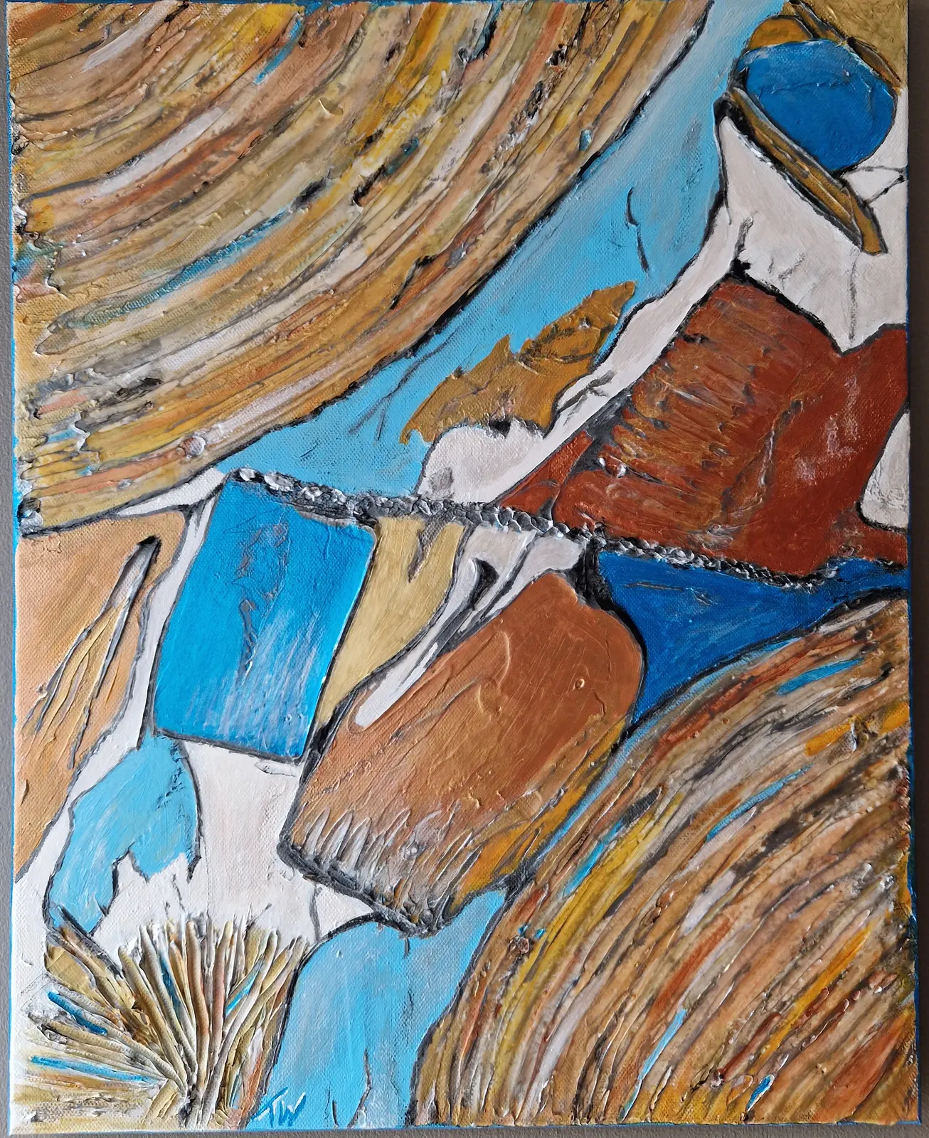 Akrylmålning Bella Ciao av Art_by_theresew Vesterlund