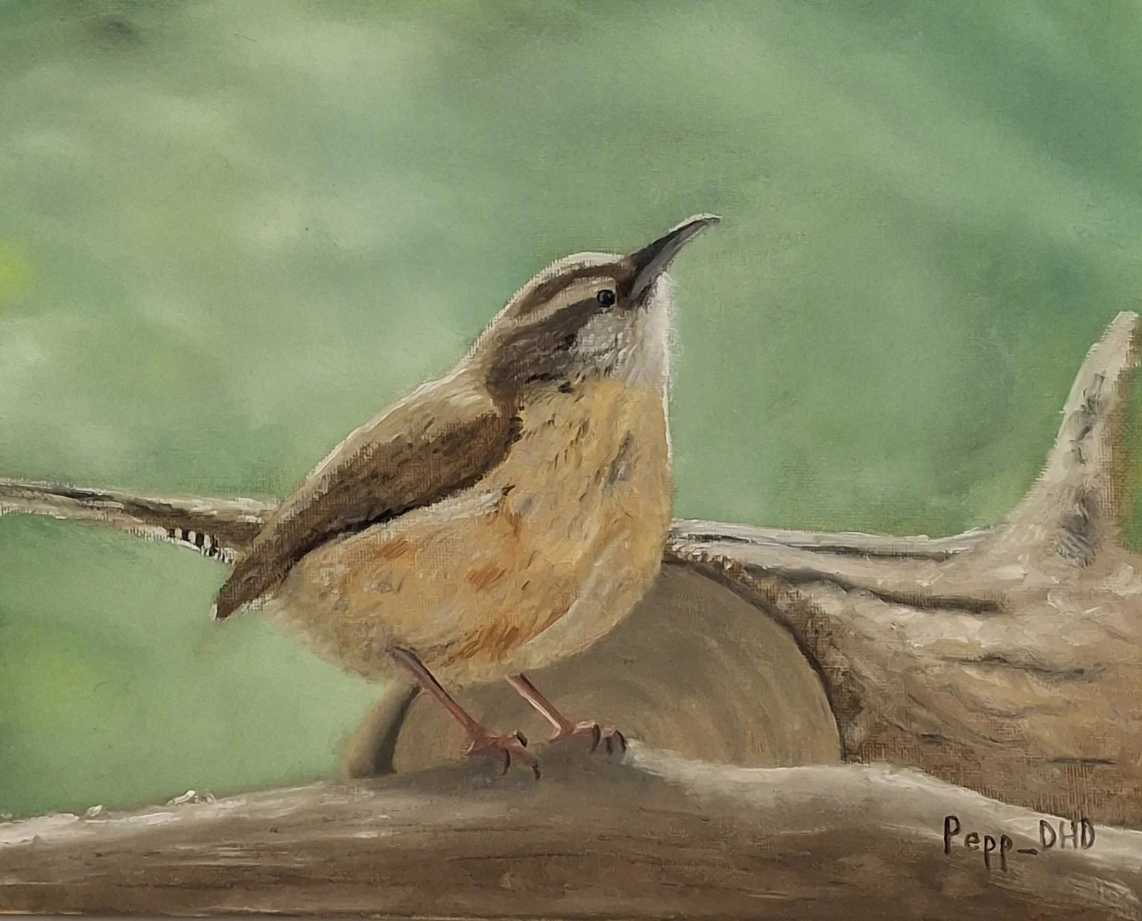 Oljemålning Karolinagärdsmyg av Pepp_dhd