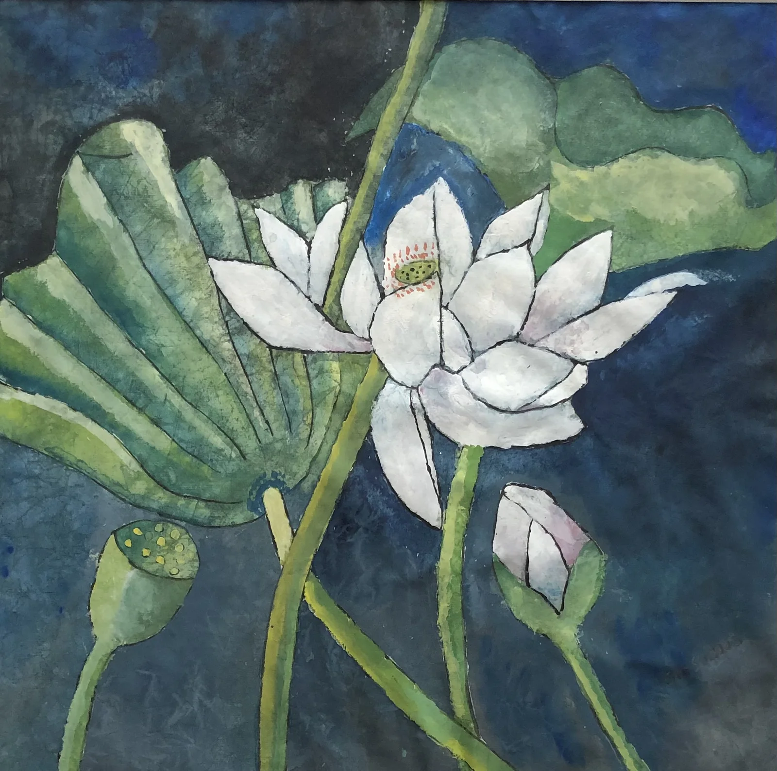 Näckros blomma #2 av Siv Sundell