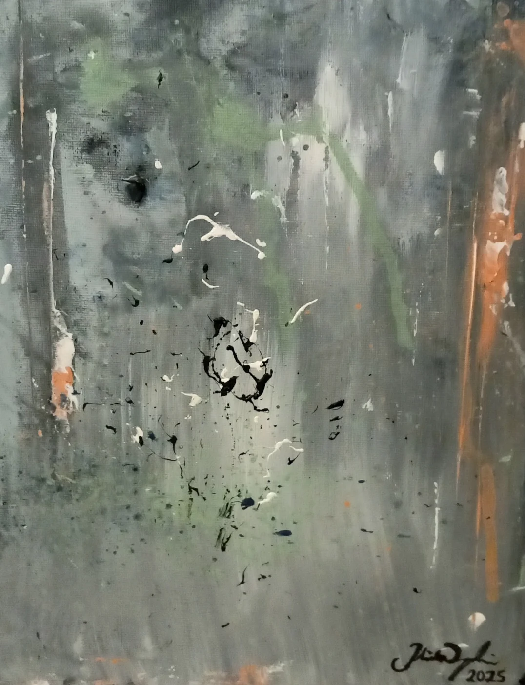 Akrylmålning Lätthet av Julia Wangenheim