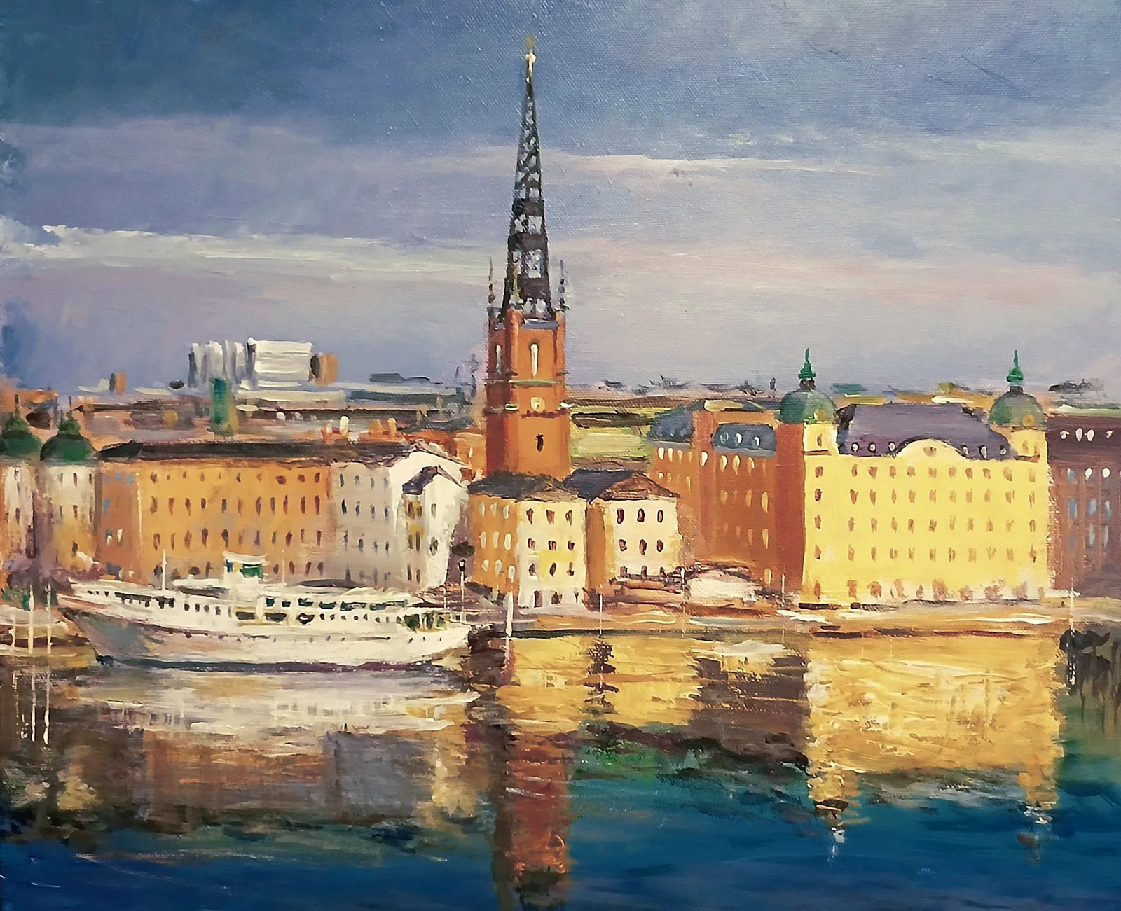 Oljemålning av Dimitri Zukov