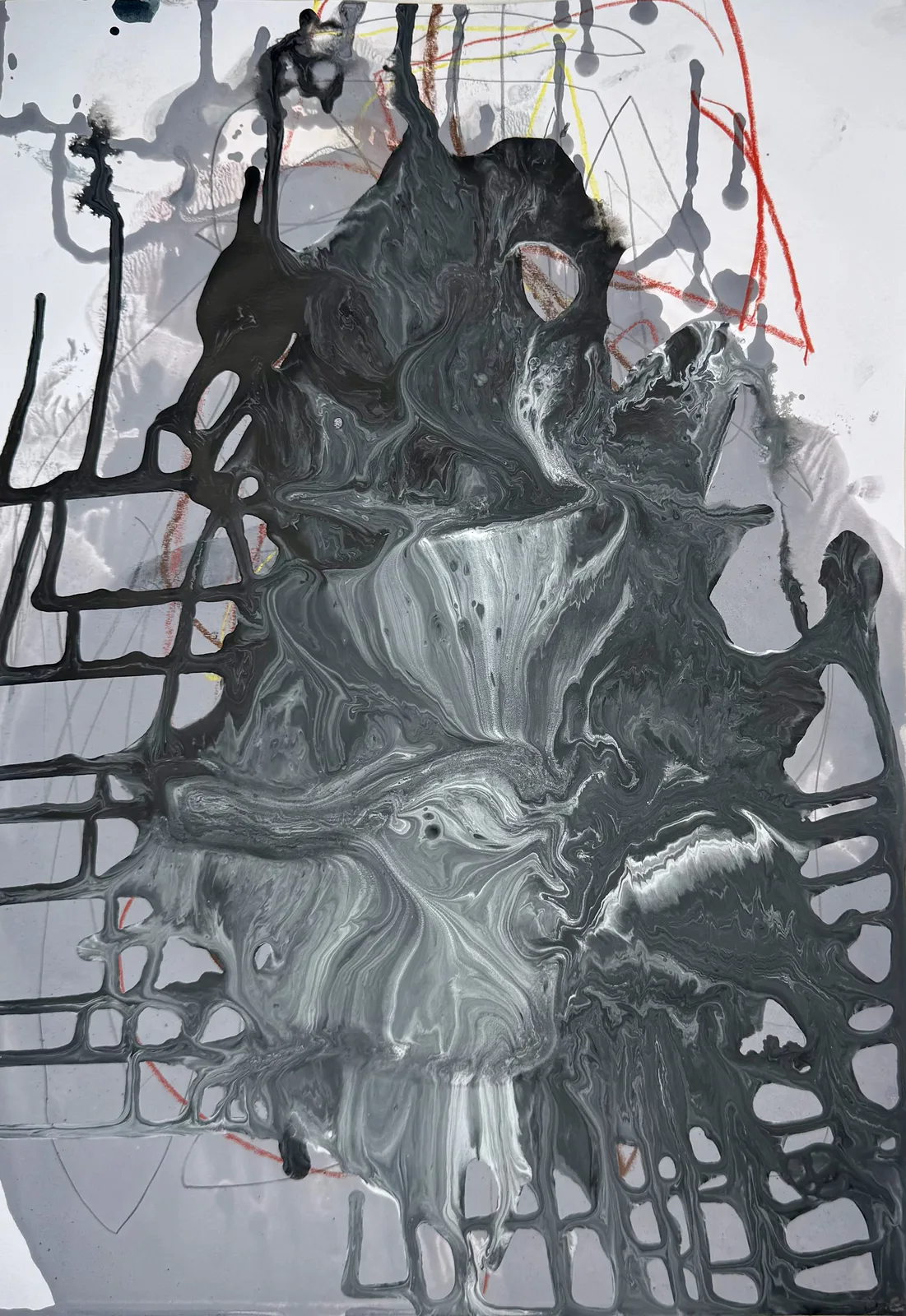 Akrylmålning Untitled av Marie Eriksson