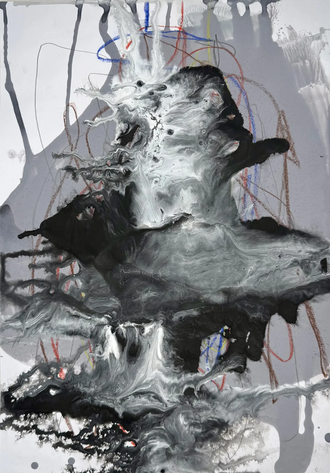 Akrylmålning Untitled av Marie Eriksson