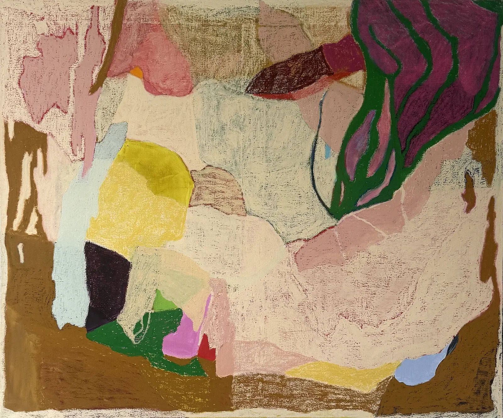 Oljemålning Borrowed light av Anna Forster