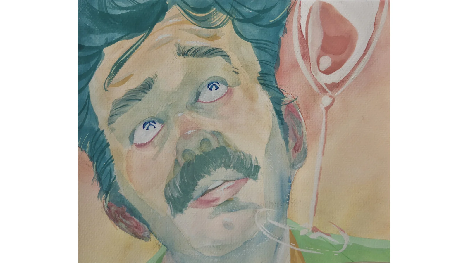 Akvarell En till? av Zacharias Fransson