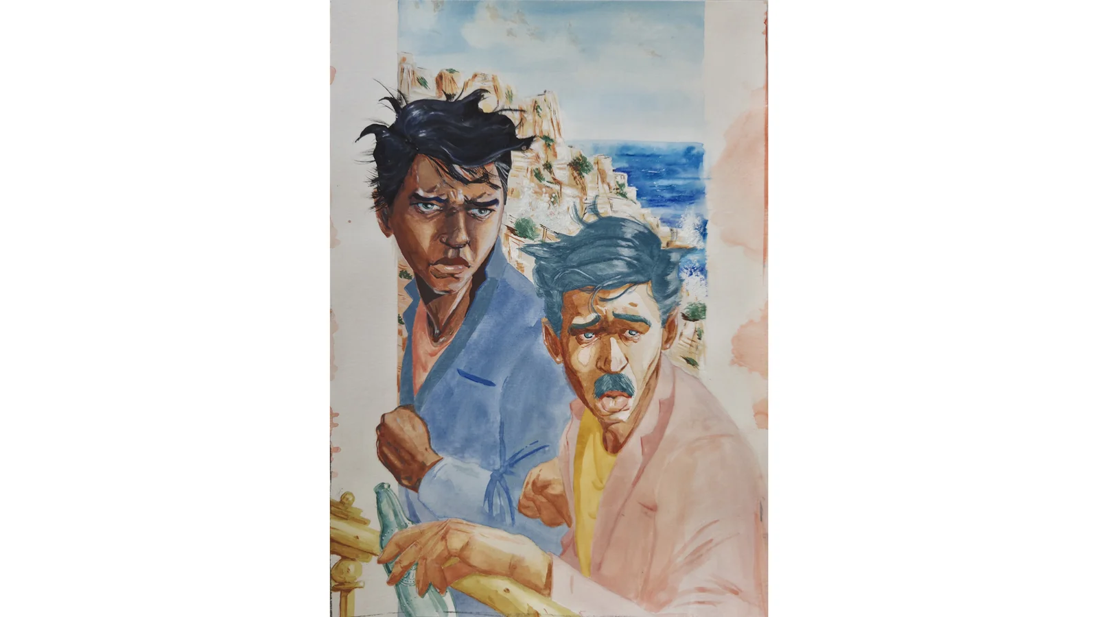 Akvarell Sedd av Zacharias Fransson