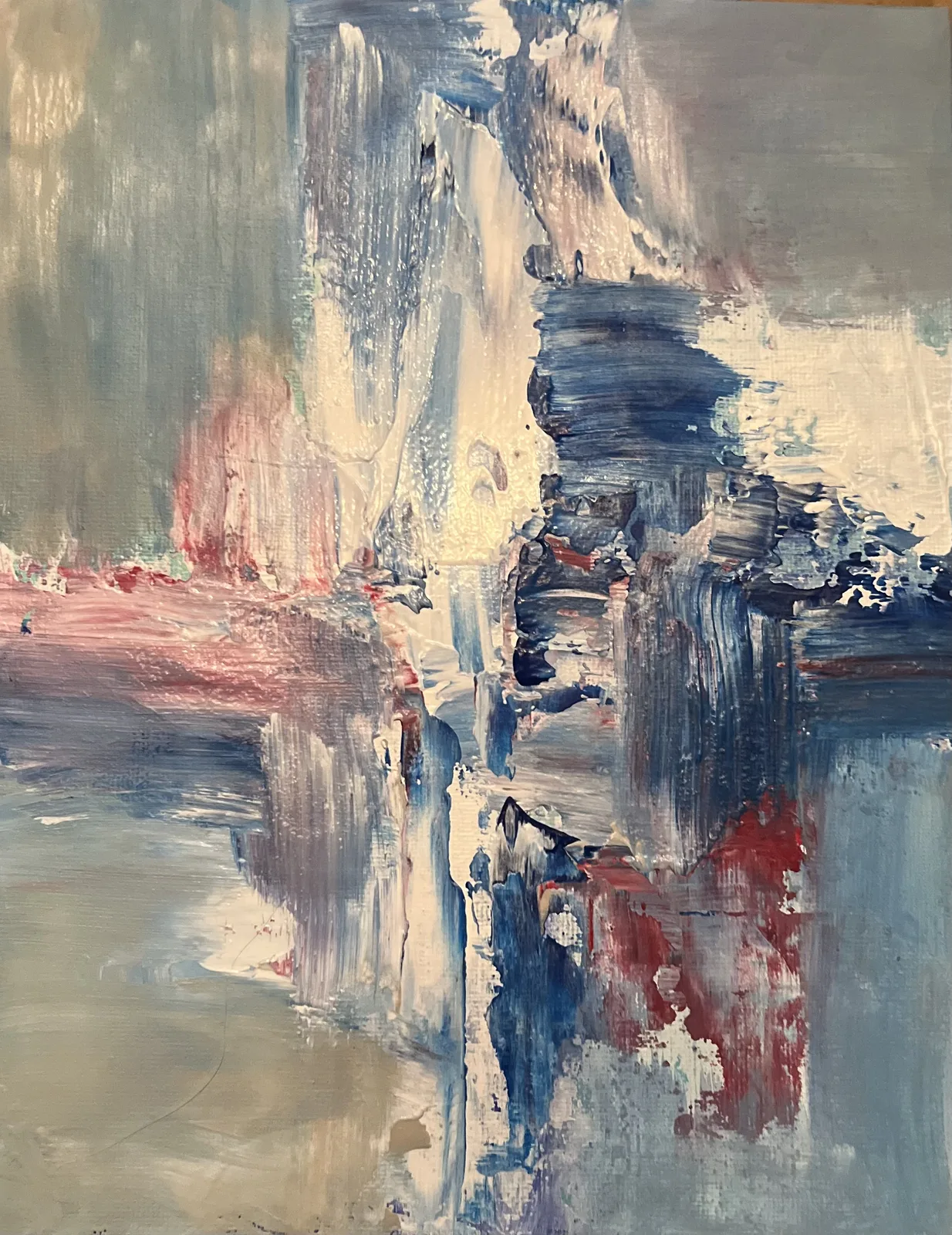 Akrylmålning Abstract no 3 av Amie Norrman Söderman
