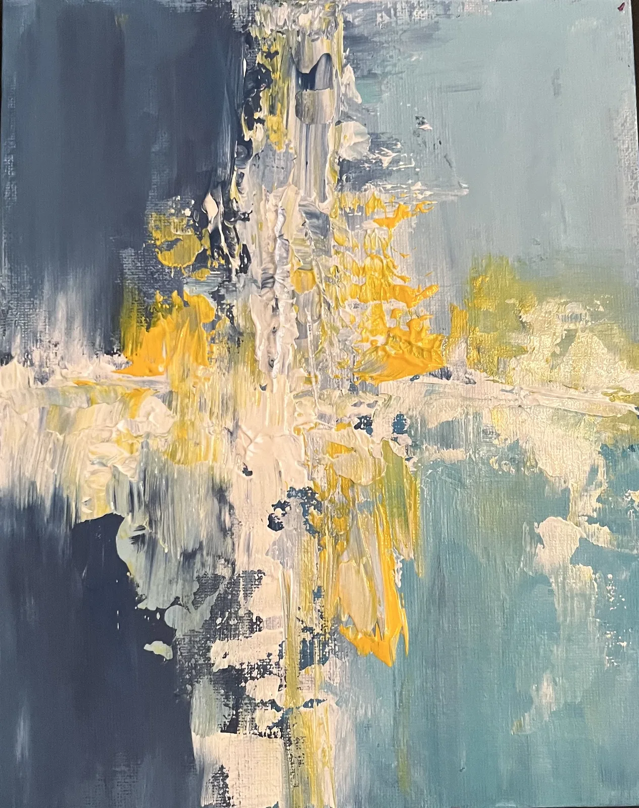 Akrylmålning Abstract no 4 av Amie Norrman Söderman