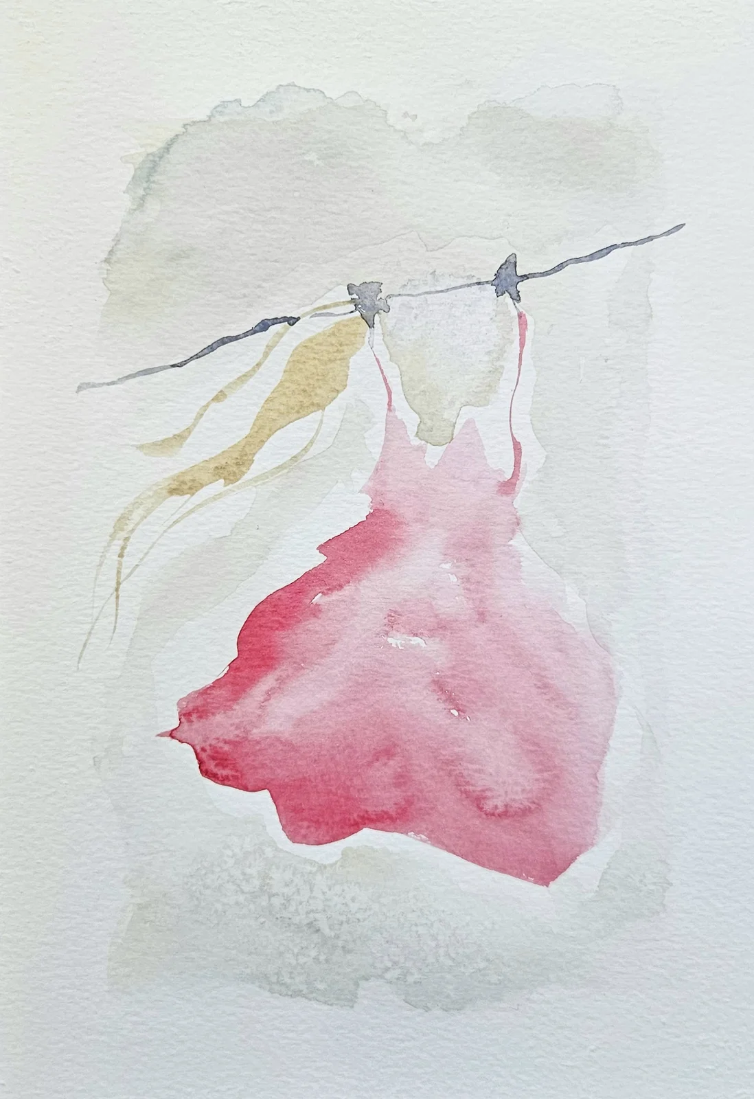 Akvarell På tork av Gunilla Valdemarsdotter