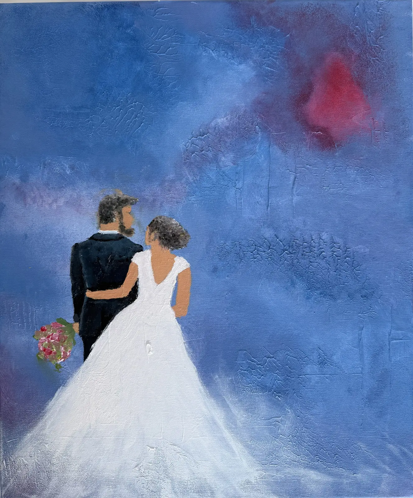 Akrylmålning av Zascha Nilsson