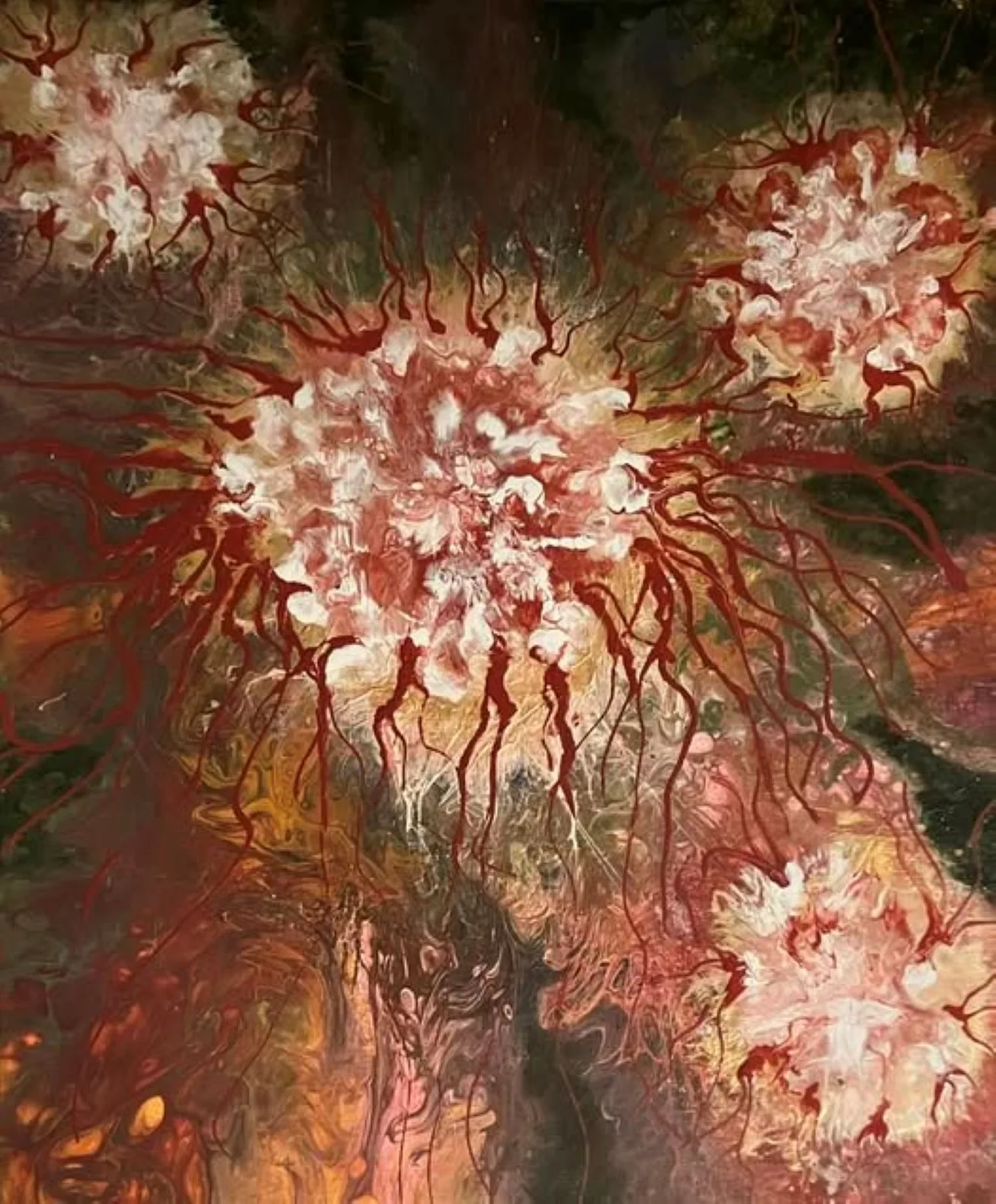 Akrylmålning Mesmerizing av Marilyn Miller