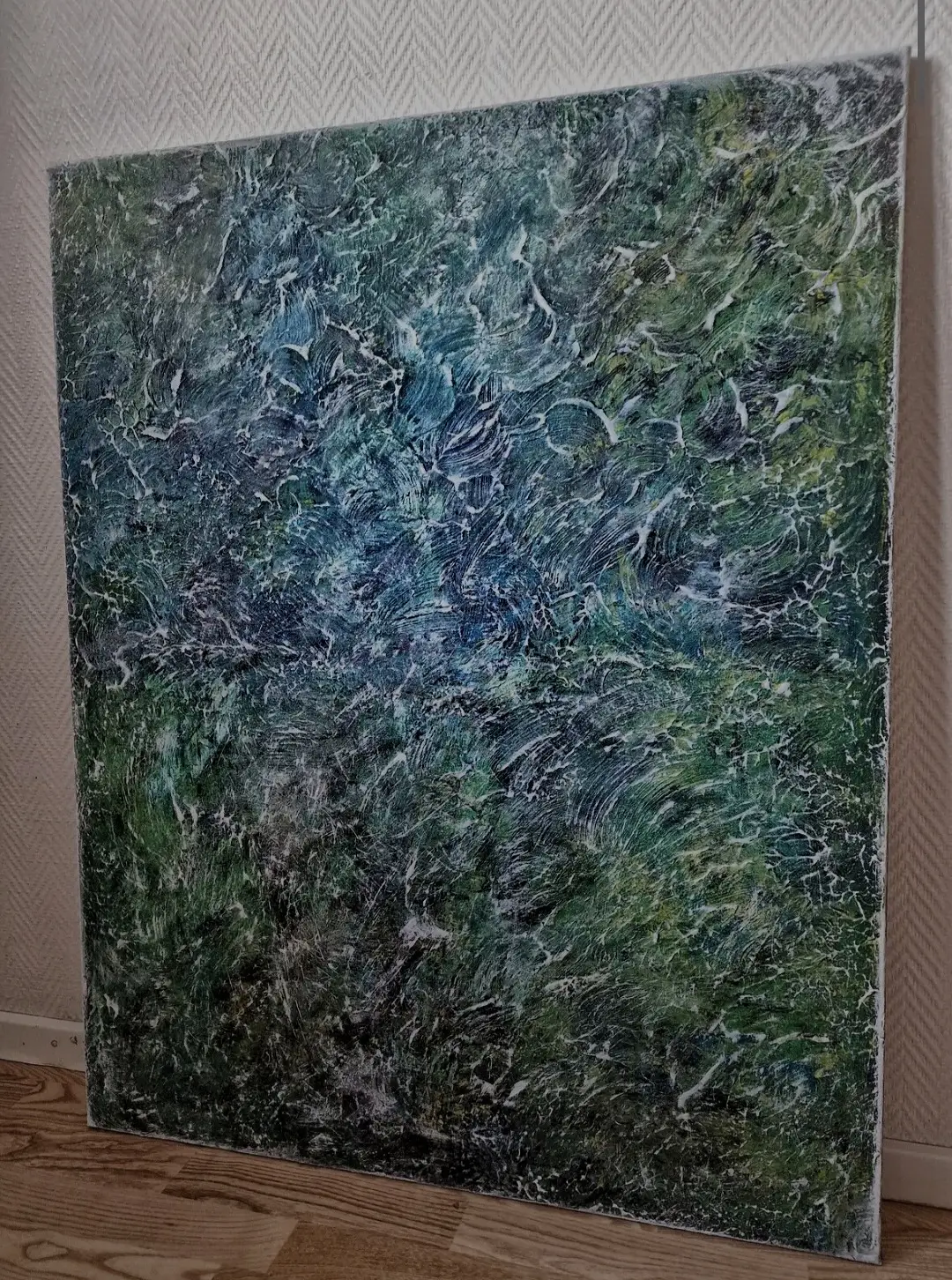 Akrylmålning Untitled No. 7 av Sara Axundova