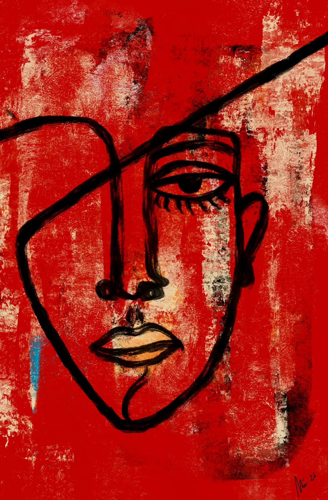 Akrylmålning Insikt av Mio Oscarsson