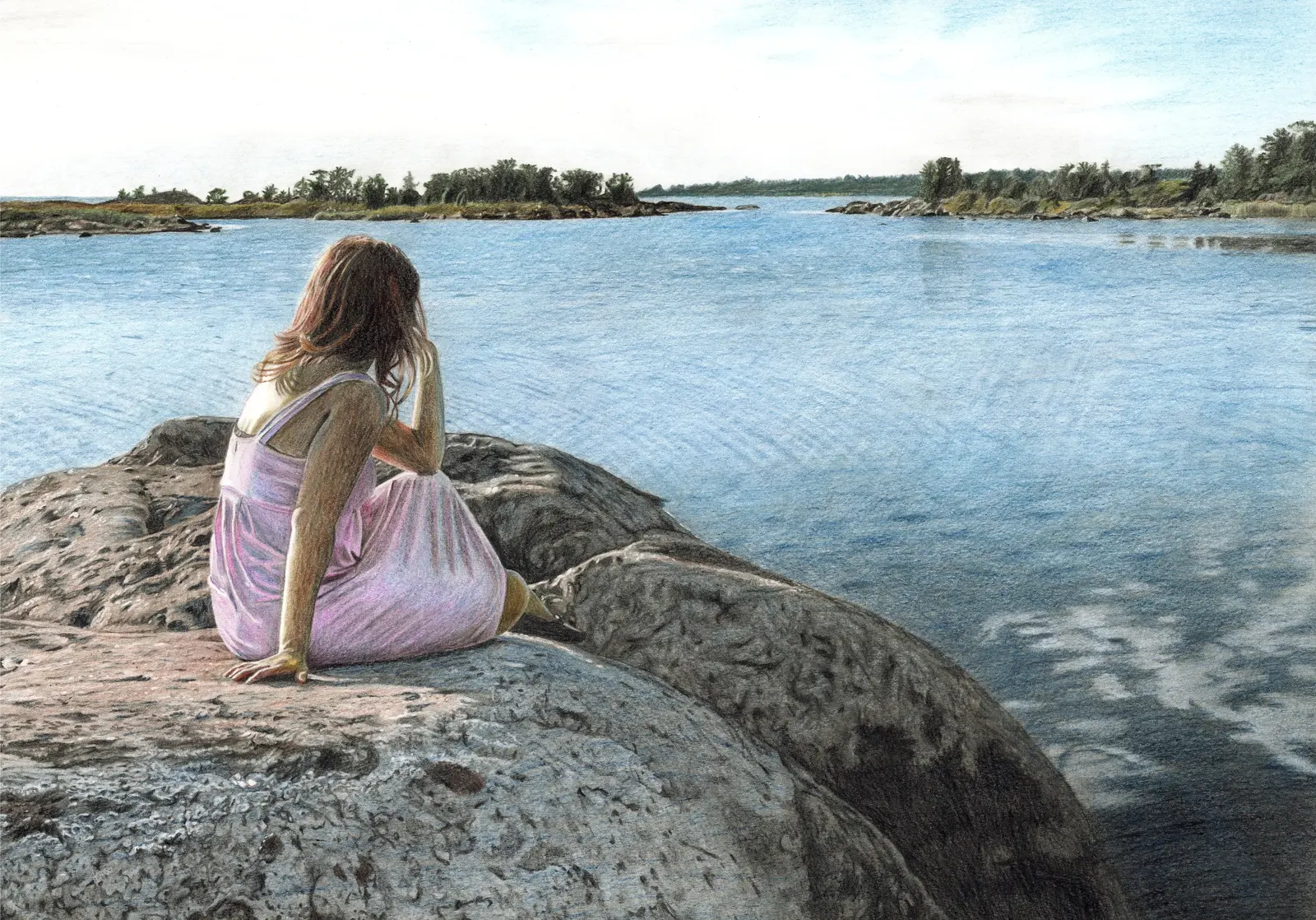 Dottern och havet av Anders Haglund
