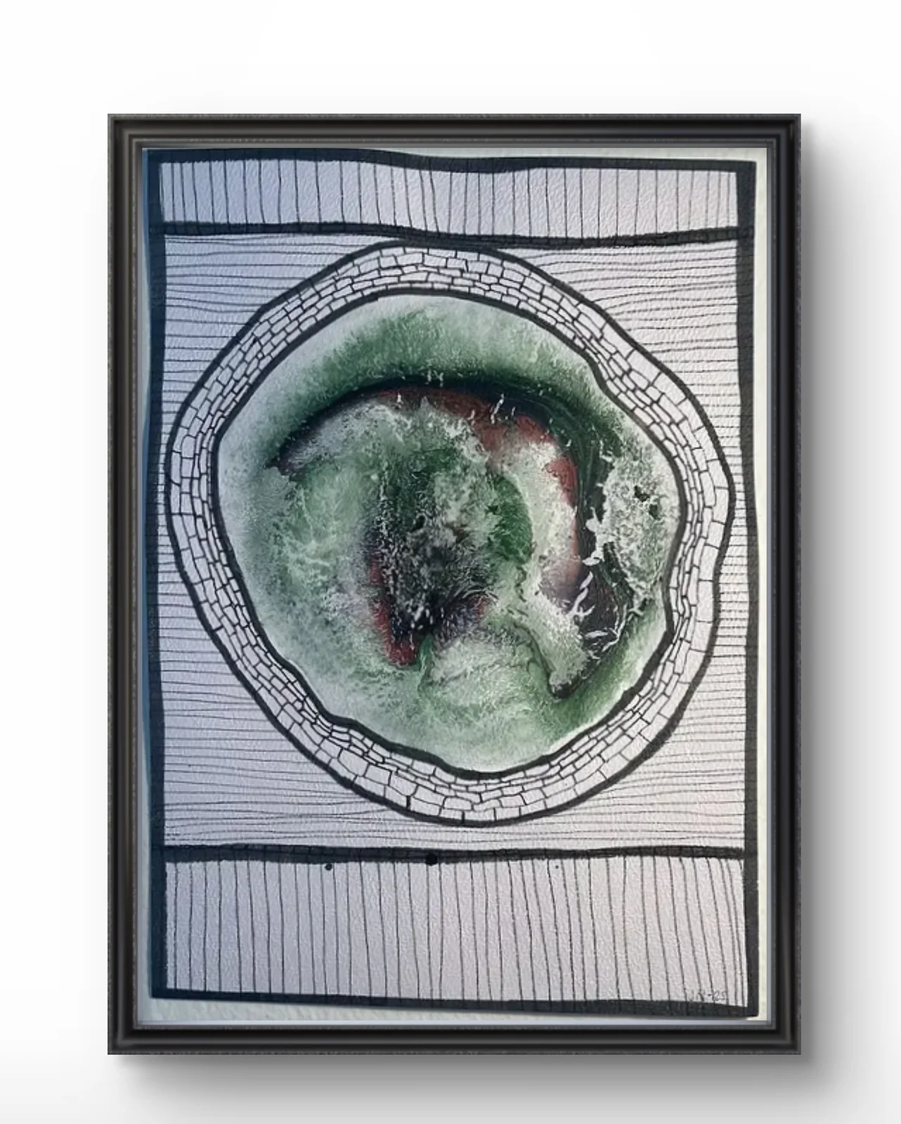 Marmorering i mitten av Johanna Norrgård