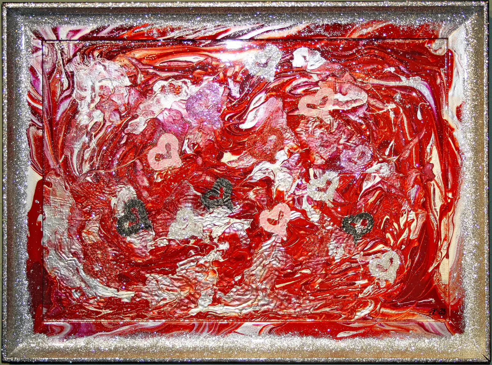 Akrylmålning Endless Love av Richard Klarby