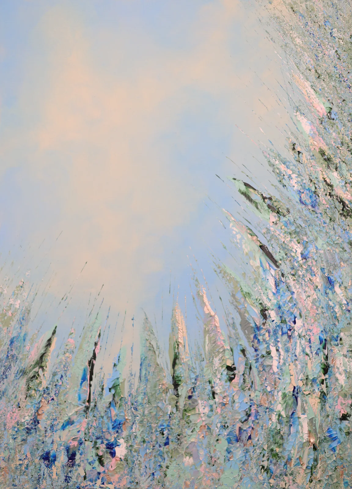 Akrylmålning Summer Morning av Nathalie Palmaer