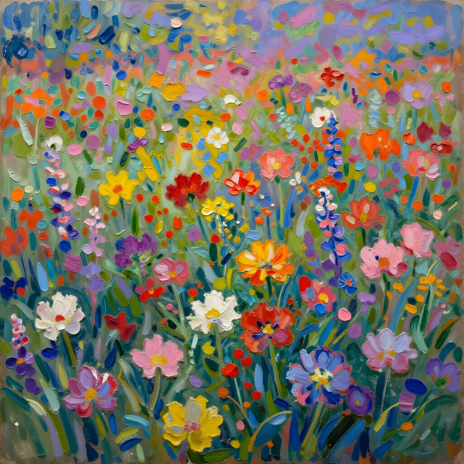 Blomsterfält III av Harri Ylikomi