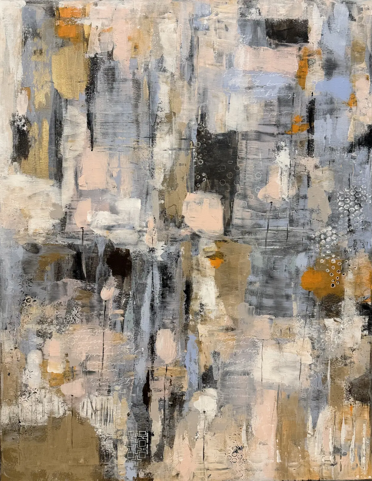 Akrylmålning Little miracles av Madeleine Santiago Elofsson