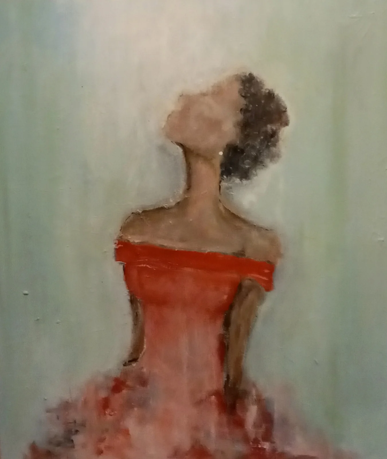 Akrylmålning Ljuv skönhet av Julia Wangenheim