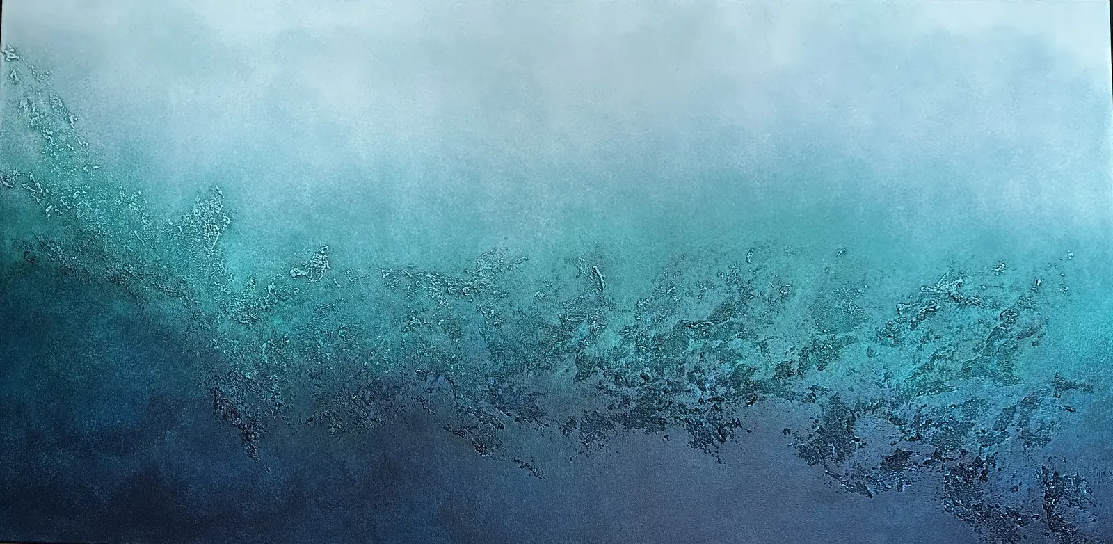 Akrylmålning Submerged av Nicole Månsson