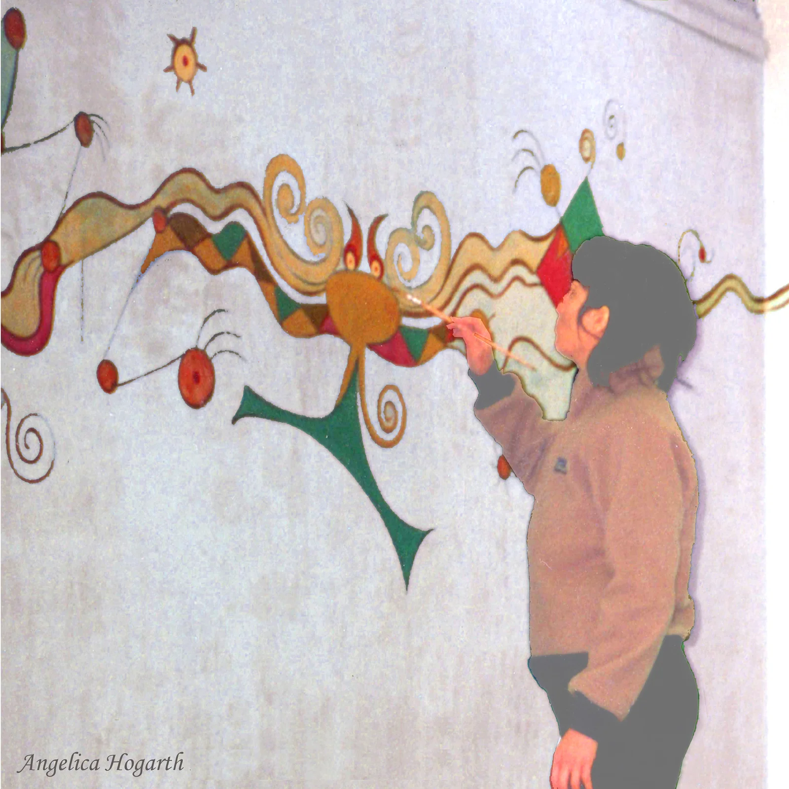 Ibex in the sky-West wall av Angelica Hogarth