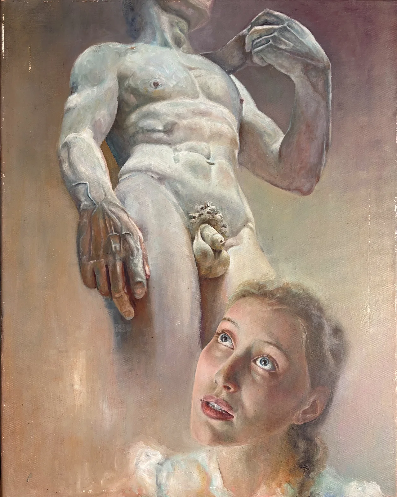 Oljemålning David av Anastasiya Kostyuk