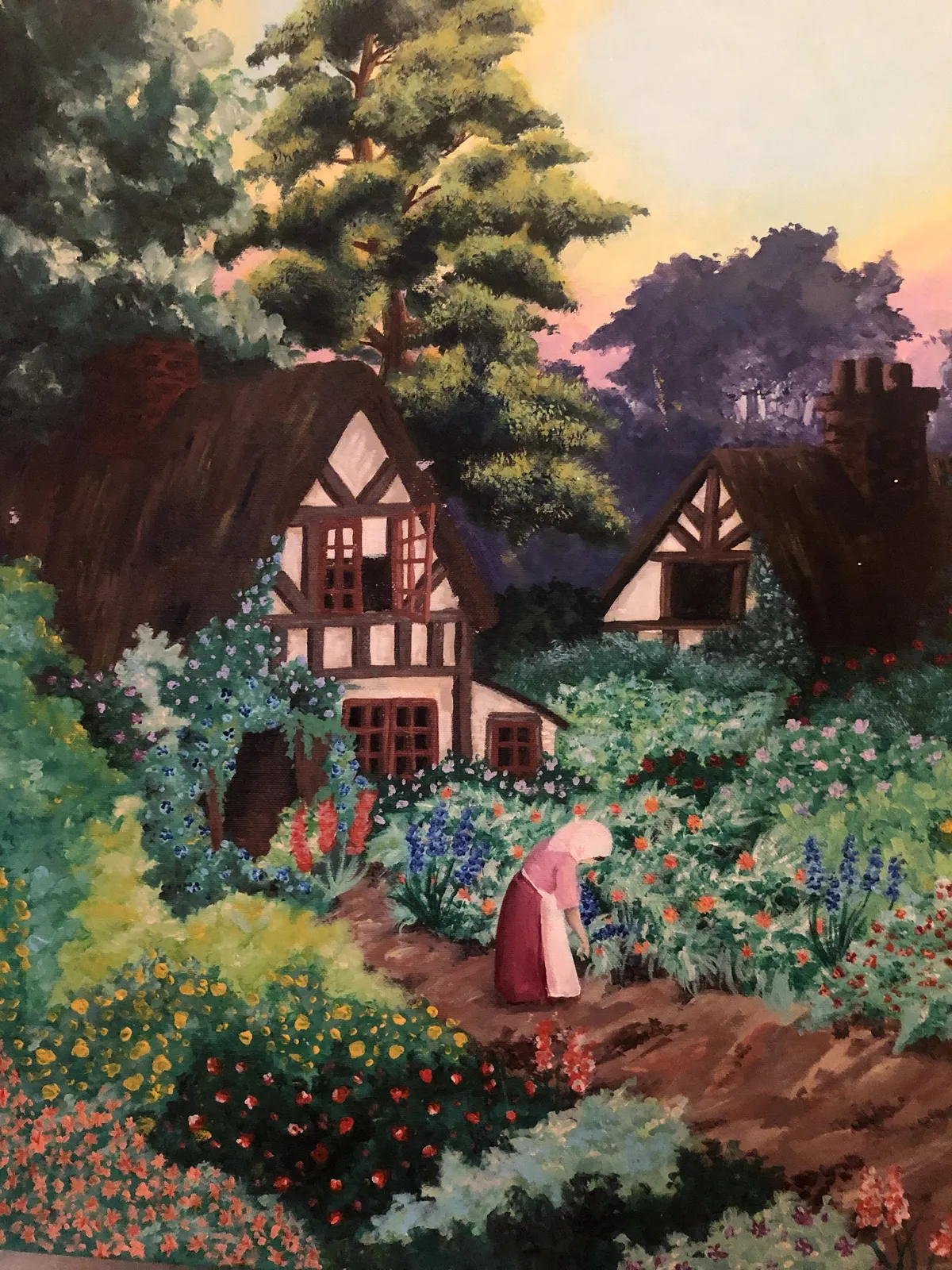 Akrylmålning Idyll av Lisa Nilsson