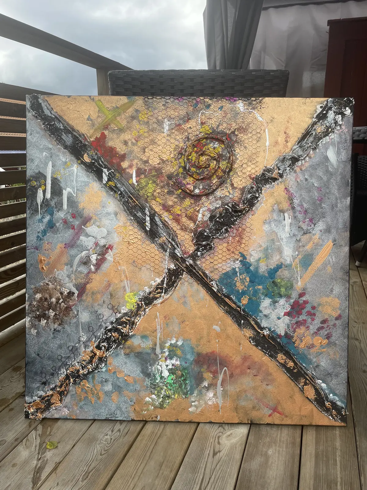 Akrylmålning av Jessica Tillander