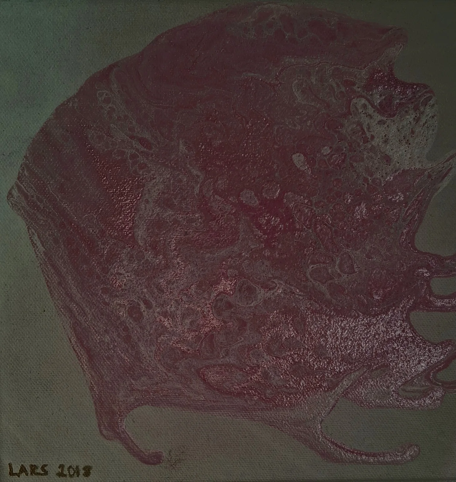 Akvarell Pink industry av Lars Lindshammar