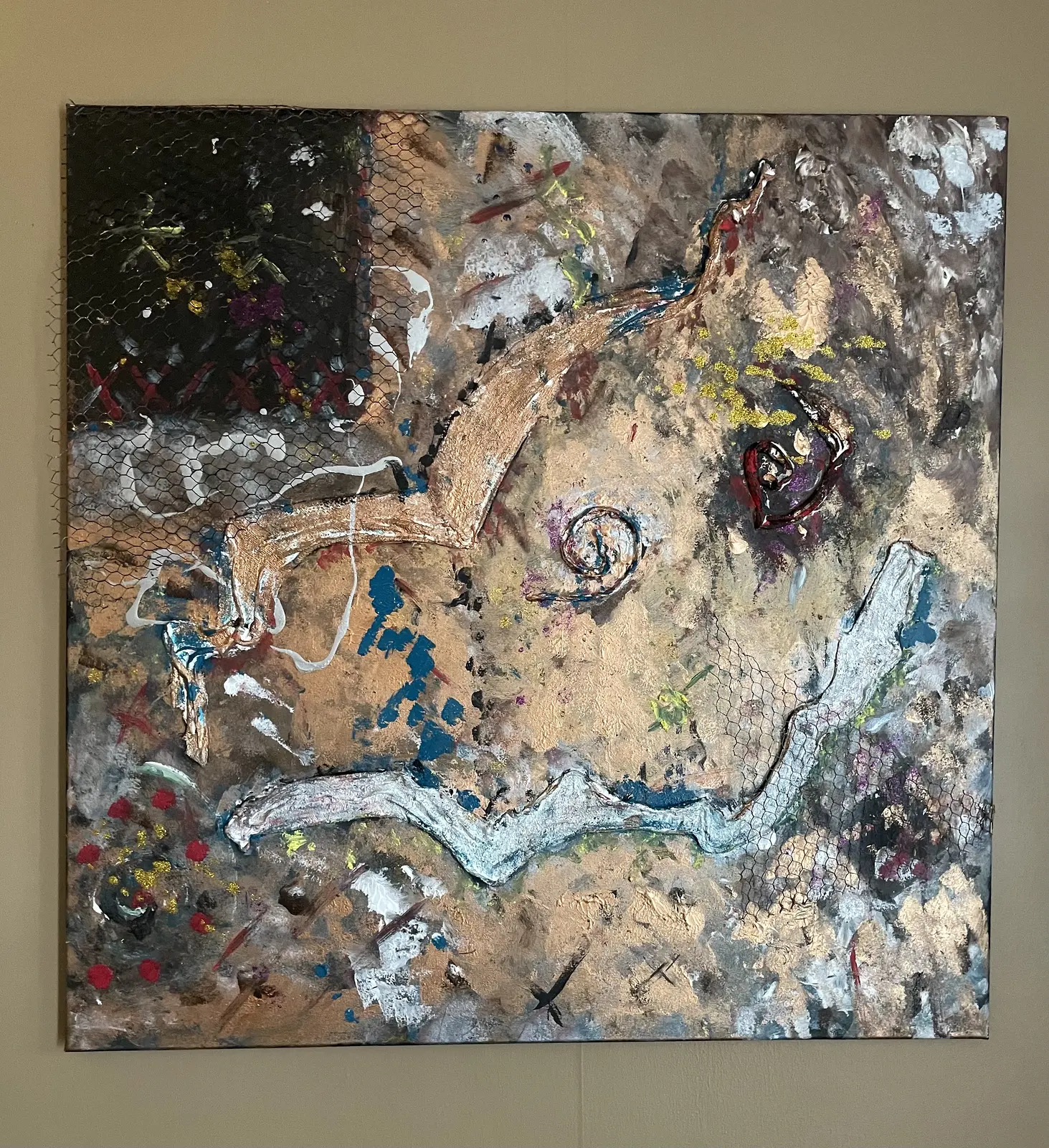 Akrylmålning av Jessica Tillander