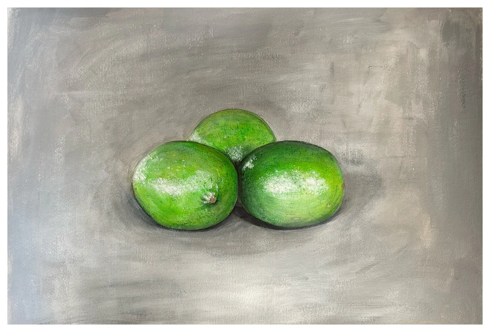 Akrylmålning Lime av Ann-Kristin Sandström