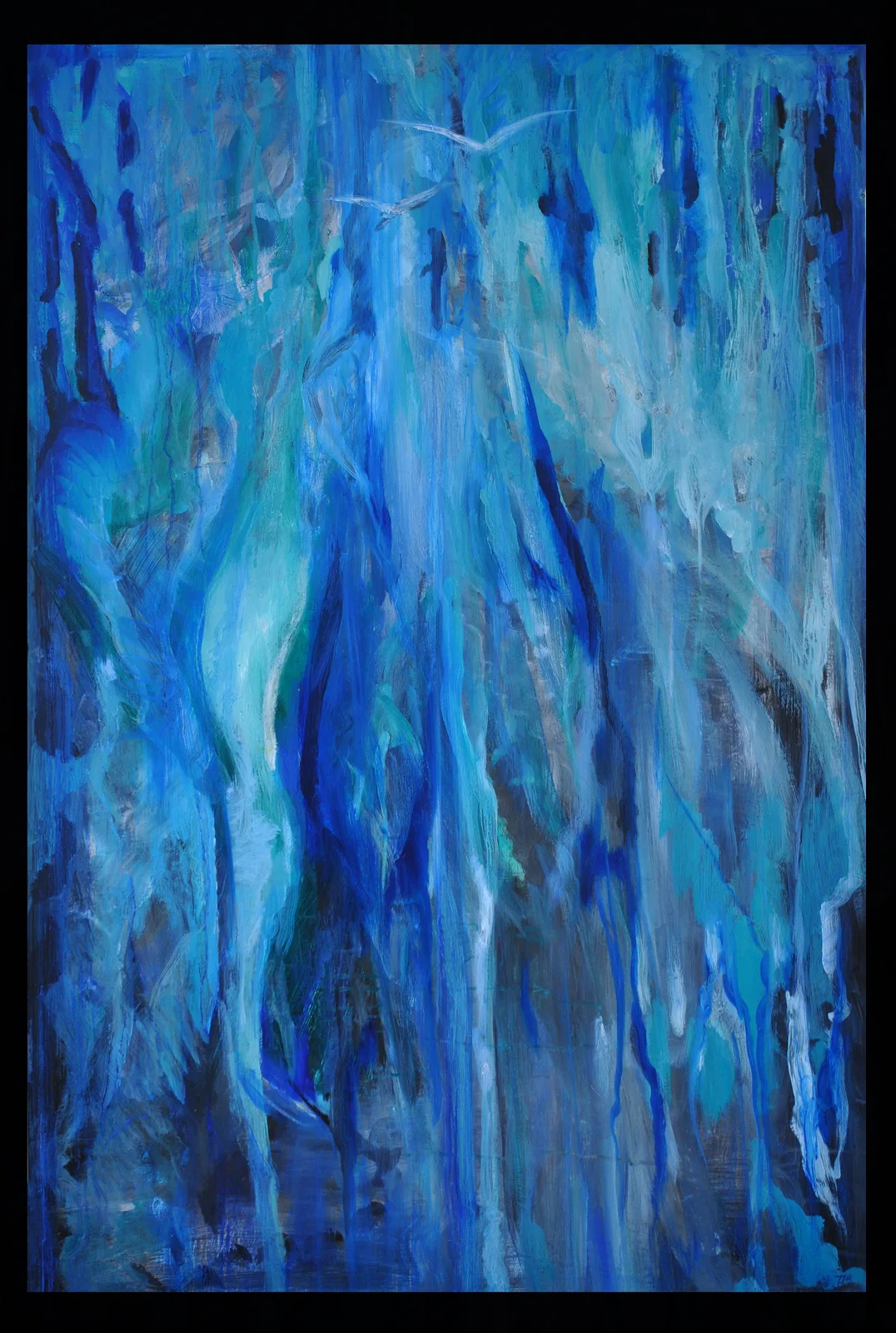 Oljemålning Genom av Jette Dalsgaard Agborg Lilliestierna