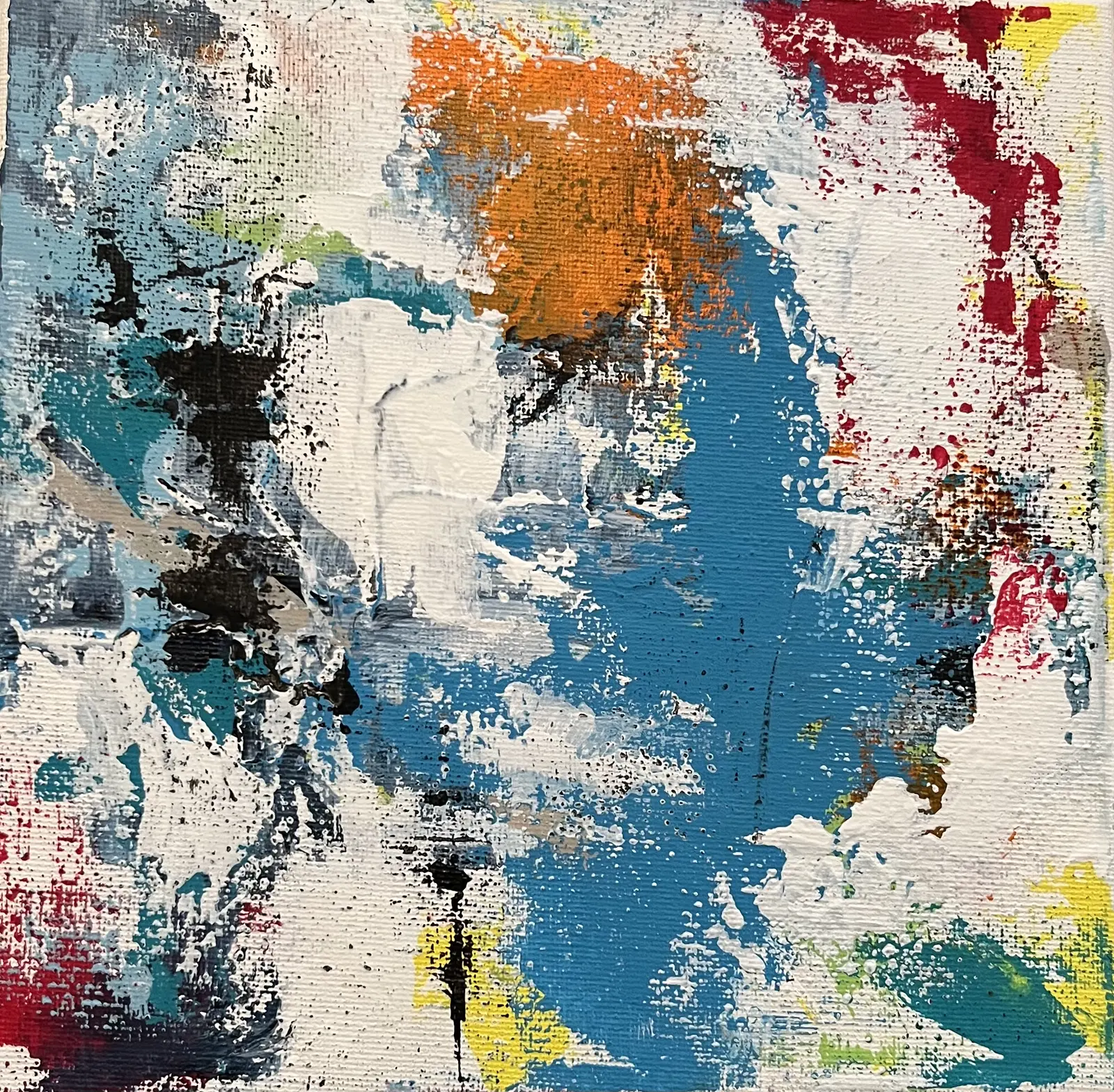 Akrylmålning Abstract for you av Amie Norrman Söderman