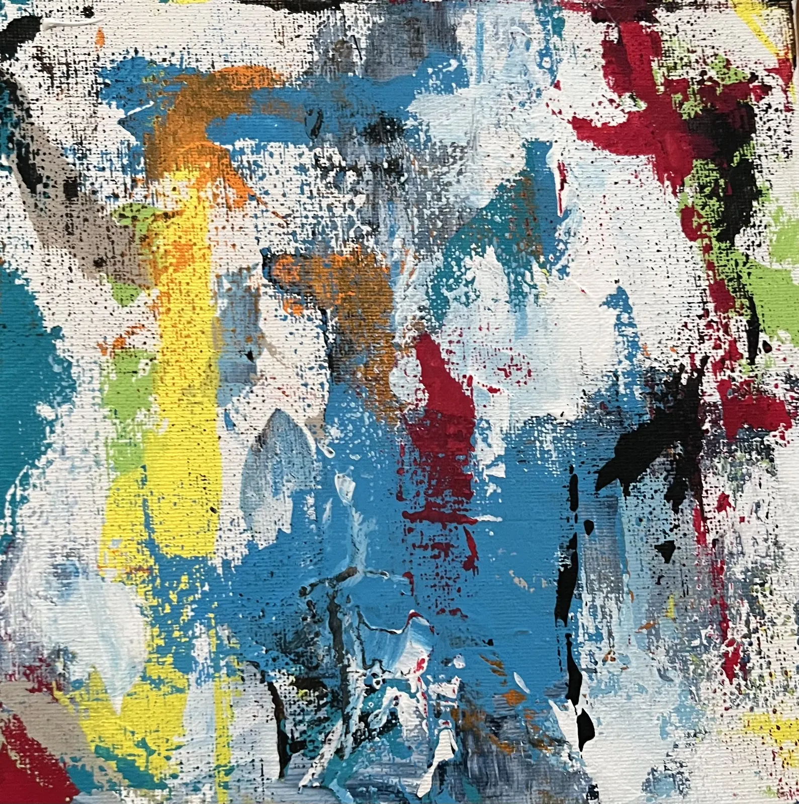 Akrylmålning Abstract for us av Amie Norrman Söderman