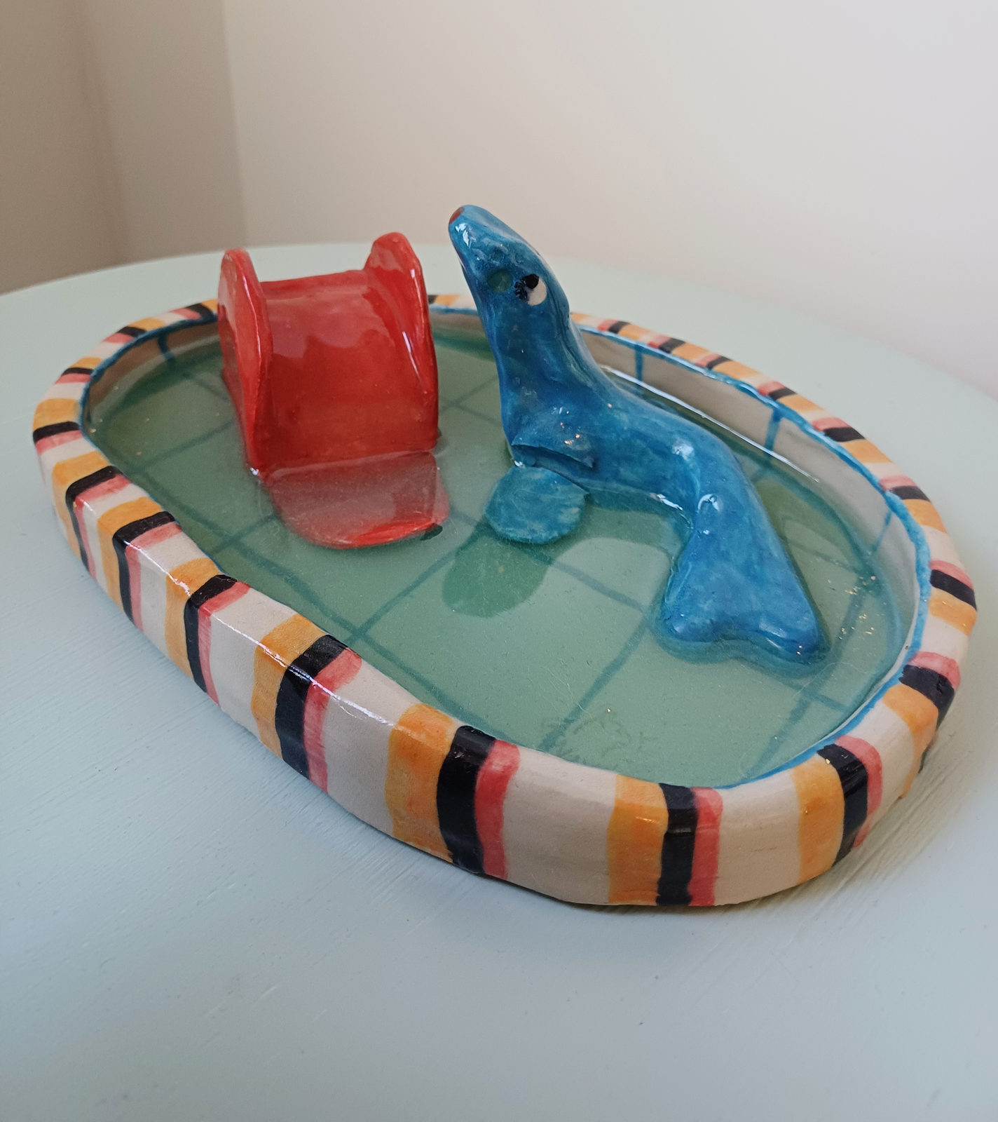 Skulptur POOL BOY av Linda Berggren