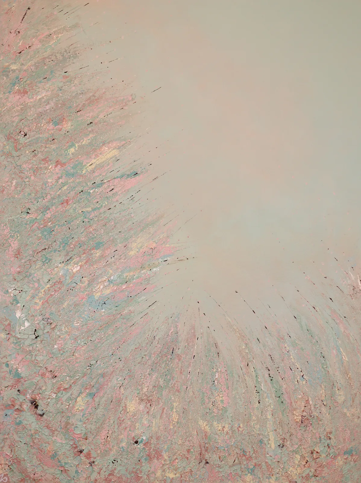 Akrylmålning Warm Whisper av Nathalie Palmaer