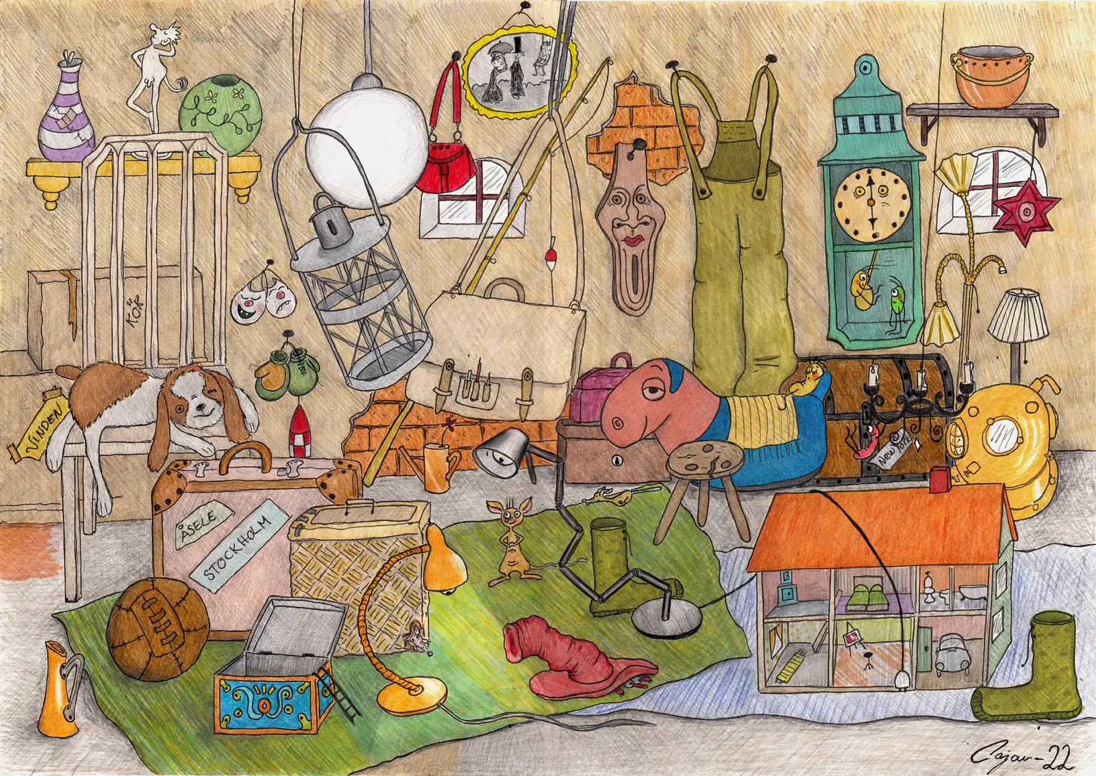 På vinden av Carina Cajan Jansson