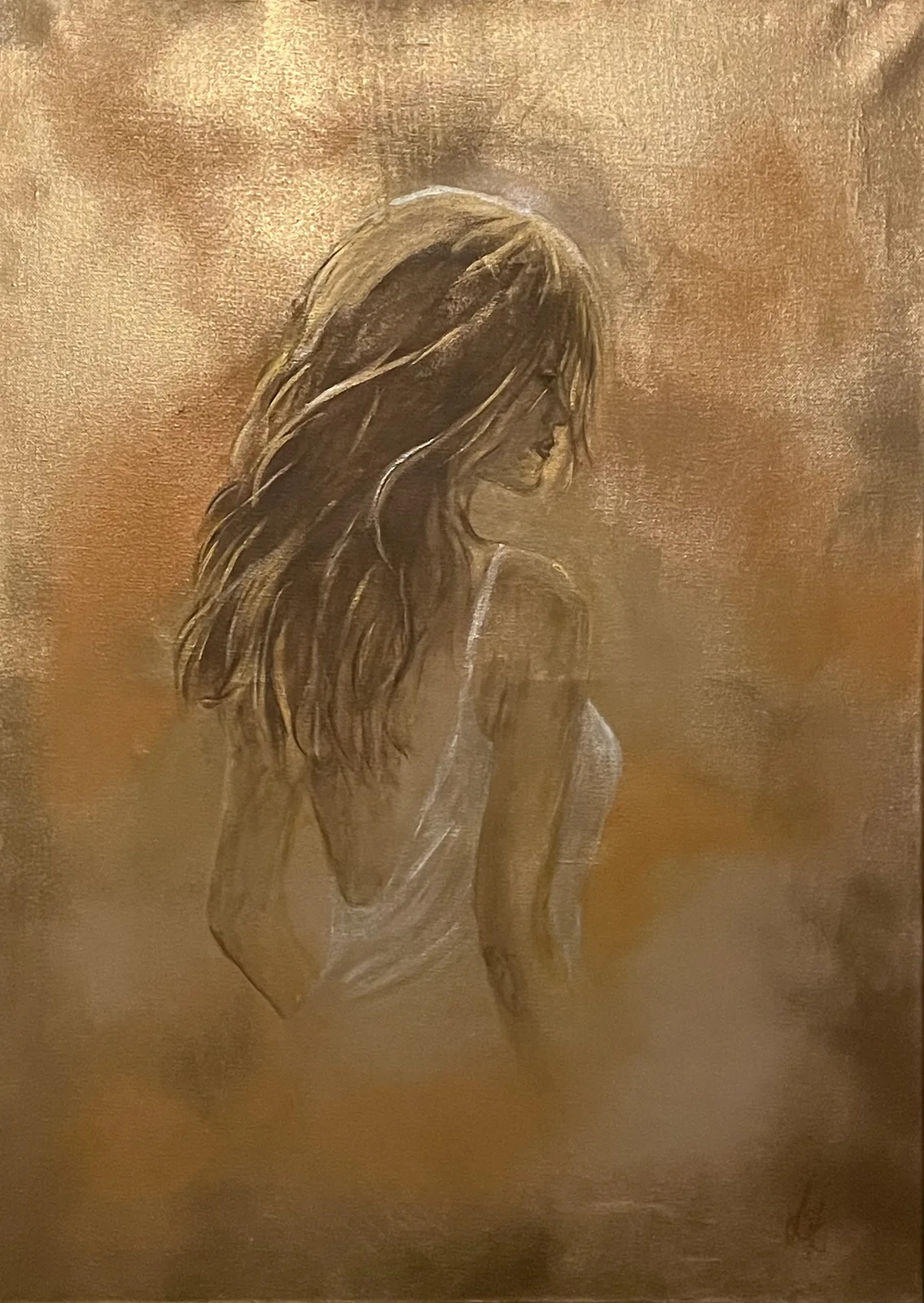 Akrylmålning av Linda Zackrisson