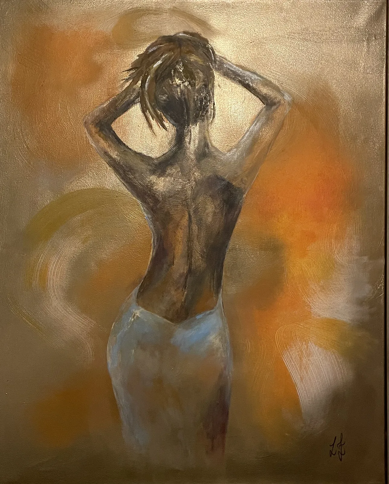 Akrylmålning av Linda Zackrisson