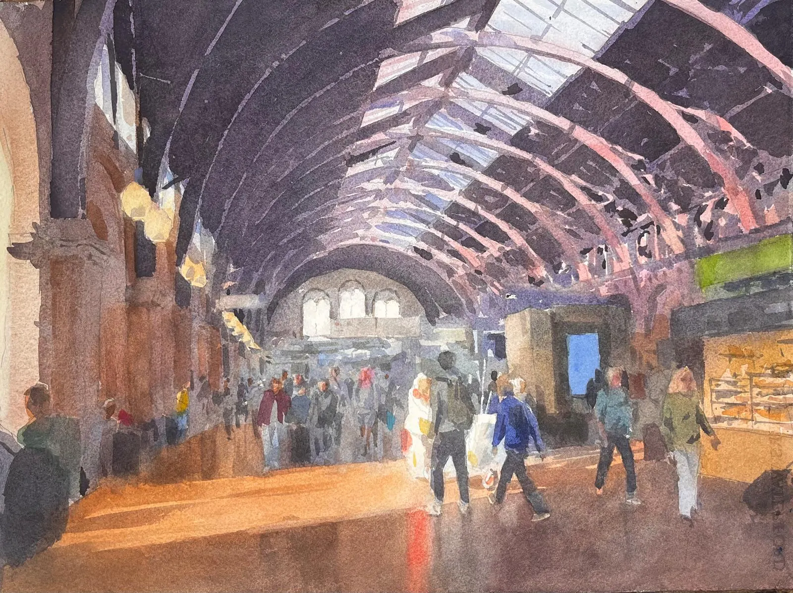 Akvarell Köpenhamn H av Nils Danielsson