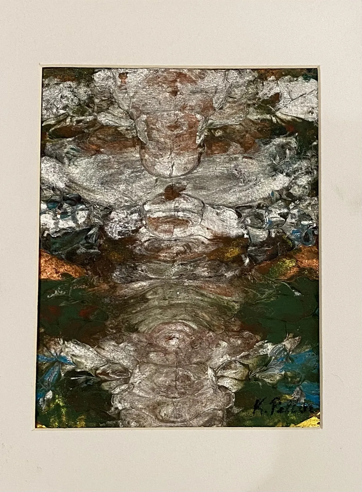 Akrylmålning Emerging III av Kicki Pallin